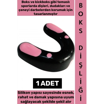 #BoksDişliği Kolay Şekil Alır Diş Dudak Çene Darbe Koruyucu Esnek Silikon Kickboks Boks Dişliği