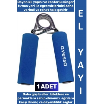 #ElYayı Dayanıklı Metal Yay Kaymaz Sporcu Müzisyen Parmak Bilek Kas Güçlendirici Süngerli El Yayı