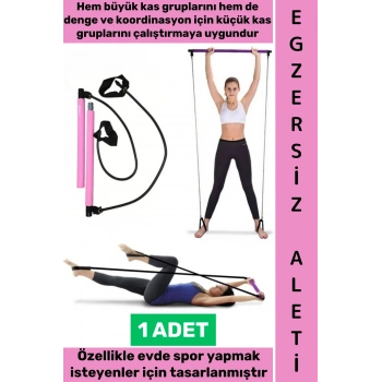 #EgzersizAleti Dayanıklı Evde Pratik Kullanım Kuvvet Denge Koordinasyon Antrenmanı Spor Fitness Barı