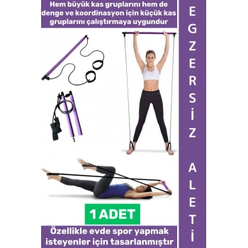 #EgzersizAleti Dayanıklı Evde Pratik Kullanım Kuvvet Denge Koordinasyon Antrenmanı Spor Fitness Barı