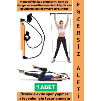 #EgzersizAleti Dayanıklı Evde Pratik Kullanım Kuvvet Denge Koordinasyon Antrenmanı Spor Fitness Barı