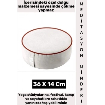 #MeditasyonMinderi Ultra Konforlu Rahat Outdoor Kamp Yoga Stüdyosu Meditasyon Minderi 36 X 14 Cm