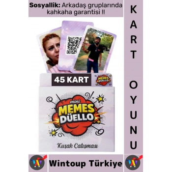 #KartOyun Arkadaş Yaratıcılık Düşünme Sosyallik Eğlence Kart Oyunu Mini Memes Düello-Kuşak Çatışması