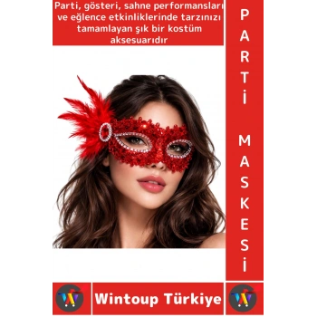 #PartiMaskesi Luxery Estetik Kostüm Davet Yılbaşı Cosplay Balo Şık Taşlı Venedik Parti Maskesi