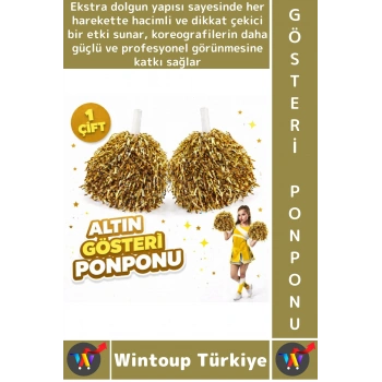 #Ponpon Hafif Esnek Okul Yıl Sonu Gösteri Etkinlik Tören Spor Dans Şık Ekstra Dolgun Ponpon 1 Çift