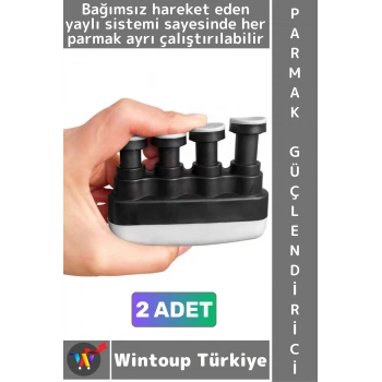 #ElYayı Fizyoterapi Müzisyen Gitar Piyano Parmak El Bilek Güçlendirici Yaylı Egzersiz Aleti 2 Adet