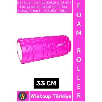 #FoamRoller Spor Fitness Egzersiz Pilates Yoga Masaj Esneme Bacak Sırt Bel Omuz Kalça Foam Roller