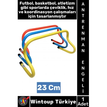 #AntrenmanMalzemesi Futbol Basketbol Atletizm Fitness Cross Fit Hız Çeviklik Antrenman Engeli 23 Cm