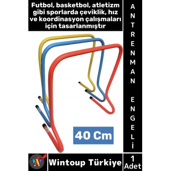 #AntrenmanMalzemesi Futbol Basketbol Atletizm Fitness Cross Fit Hız Çeviklik Antrenman Engeli 40 Cm