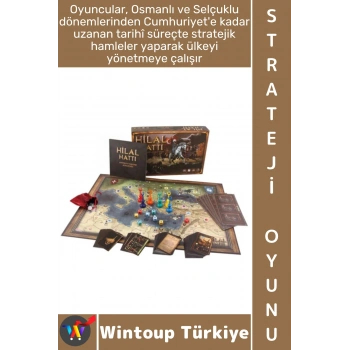 #Oyun Eğitici Osmanlı Selçuklu Cumhuriyet Türk Tarihi Eskitme Görünümlü Strateji Oyunu Hilal Hattı
