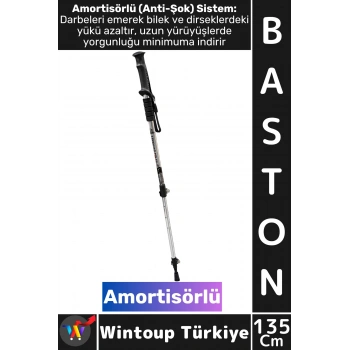 #Baston Ergonomik Konforlu Outdoor Baston Amortisörlü Ayarlanabilir Trekking Yürüyüş Destek Batonu