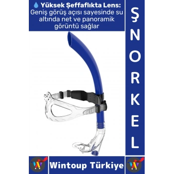 #Şnorkel Konforlu Yüksek Şeffaf Görüş Havuz Deniz Yüzme Eğitim Ayarlanabilir Önden Dalış Şnorkeli
