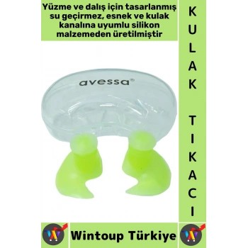 #KulakTıkacı Konforlu Esnek Su Geçirmez Gürültü Önleyen Havuz Deniz Dalış Yüzme Silikon Kulak Tıkacı
