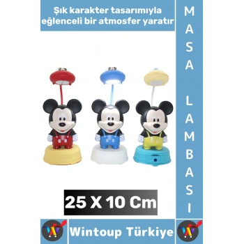#Hediye Dekoratif Bebek Çocuk Odası Işık Hediyelik Şık Karakter Figürlü Masa Lambası 25 X 10 Cm