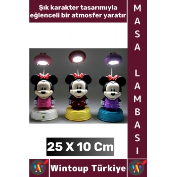 #Hediye Hediyelik Dekoratif Bebek Çocuk Odası Işık Eğlenceli Karakter Figürü Masa Lambası 25 X 10 Cm