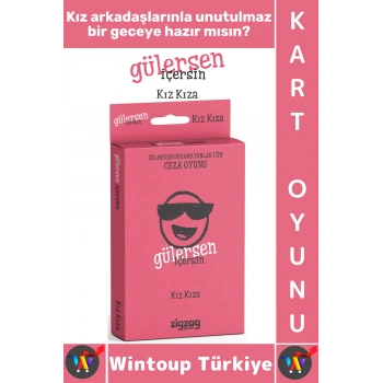 #Oyun Eğlenceli Grup Kamp Ev Arkadaş Ortamı Komik Görev Ceza Kart Oyunu Gülersen İçersin-Kız Kıza