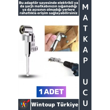 #MatkapUcu Profesyonel Dar Zor Alan Köşe Vida Takma Sökme Çıkarma Pratik Elektrikli Şarjlı Matkap Ucu Vidalama Adaptörü