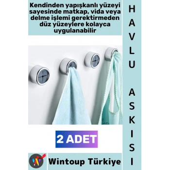 #Askı Montajsız Kendinden Yapışkanlı Kaydırmaz Mutfak Banyo Balkon Bez Lif Küçük Aksesuar Krom Kaplama Şık Estetik Pratik Tak Çıkar Havlu Askısı 2 Adet