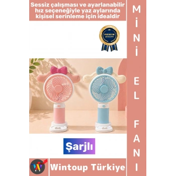 #Vantilatör Mini Çanta Boy Gündelik Seyahat Tipi Kompakt Taşınabilir Hafif Sessiz Çalışma Ev Ofis Yaz Serinleme Çok Şık Detaylı Şarjlı El Fanı Vantilatör