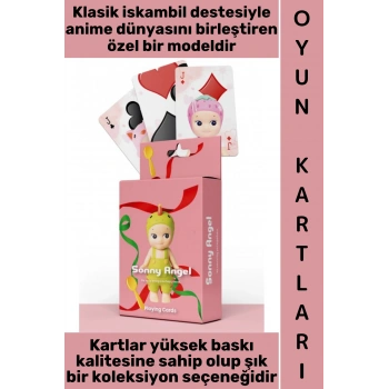 #Oyun Premium Kalite Kolay Yıpranmaz Suya Yırtılmaya Dayanıklı Koleksiyon Anime Karakter Figür Nostaljik Sonny Angel Kağıt Oyunu İskambil Kartları