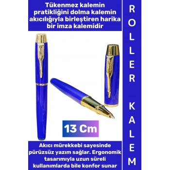 #Kalem Pürüzsüz Yumuşak Kolay Estetik Yazım Anneler Babalar Öğretmenler Günü Hediyelik Not Hatıra Anı Defteri Günlük Tutma Çok Şık Gold Detaylı İmza Metal Roller Kalem