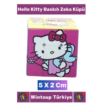 #Oyuncak Premium El Göz Koordinasyon Geliştirici Eğitici Öğretici Stres Giderici Zeka Küpü Eğlenceli İlgi Çekici Anime Figür Karakter Hello Kitty Baskılı Çocuk KÜP YAPBOZ 5 X 2 Cm