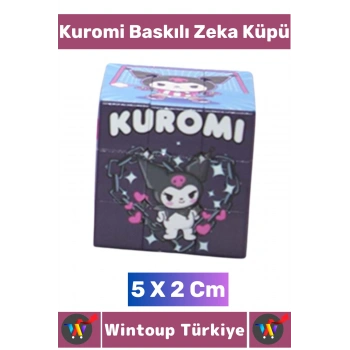 #Oyuncak Premium El Göz Koordinasyon Geliştirici Eğitici Öğretici Stres Giderici Zeka Küpü Eğlenceli İlgi Çekici Anime Figür Karakter Kuromi Baskılı Çocuk KÜP YAPBOZ 5 X 2 Cm