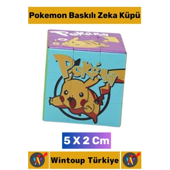 #Oyuncak Premium El Göz Koordinasyon Geliştirici Eğitici Öğretici Stres Giderici Zeka Küpü Eğlenceli İlgi Çekici Nostaljik Anime Figür Karakter Pokemon Baskılı Çocuk KÜP YAPBOZ 5 X 2 Cm