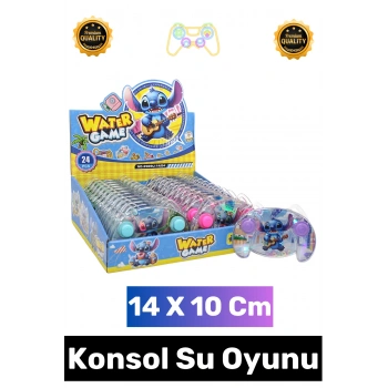 #Oyun Çocuk Eğitici El Göz Koordinasyonu Beceri Gelişimi Eğlenceli Stres Atma Halka Geçirme Oyun Koleksiyon Hediyelik Şık Nostaljik Stitch Tasarımlı El Konsolu Su Oyunu