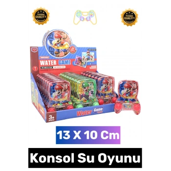#Oyun Çocuk Eğitici El Göz Koordinasyonu Beceri Gelişimi Eğlenceli Stres Atma Halka Geçirme Oyun Koleksiyon Hediyelik Şık Nostaljik Super Mario Luigi Ateri Tasarımlı El Konsolu Su Oyunu