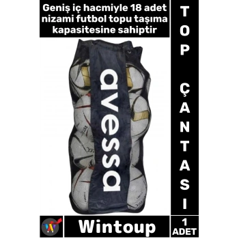 #Çanta Profesyonel Dayanıklı Geniş İç Hacimli Futbol Basketbol Voleybol Kulüp Takımı Spor Okulu Beden Eğitimi Dersi Antrenman 18 Top Kapasiteli Taşıma Çantası 1 Adet