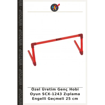 Özel Üretim Genç̧ Hobi Oyun SCX-1243 Zıplama Engelli Geçmeli 25 cm