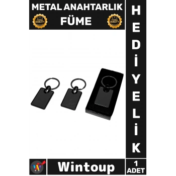 #Anahtarlık Şık Lüks Dayanıklı Kaliteli Çelik Modern Ergonomik Hediye Aksesuar Metal Anahtarlık Füme