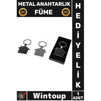 #Anahtarlık Lüks Dayanıklı Şık Tasarım Hediye Kaliteli Modern Çelik Aksesuar Metal Anahtarlık Füme