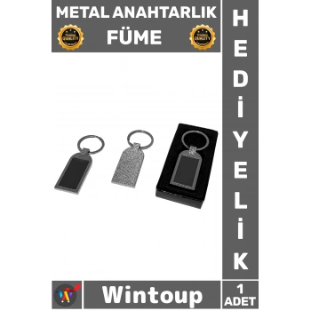 #Anahtarlık Lüks Dayanıklı Şık Tasarım Paslanmaz Çelik Araba Ev Ofis Hediye Metal Anahtarlık Füme