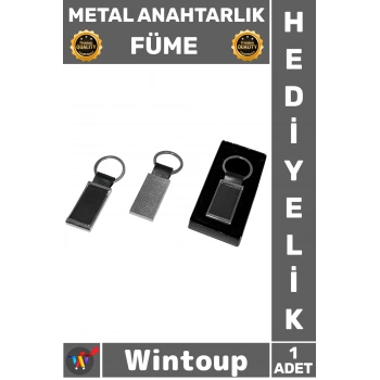 #Anahtarlık Lüks Şık Tasarım Araba Ev Ofis Aksesuar Hediye Çelik Sağlam Kalite Metal Anahtarlık Füme