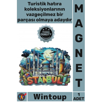 #Magnet Dekoratif Hatıra Eşyası Buzdolabı Süsü Turistik Hediyelik Şık Ahşap İstanbul Temalı Magnet