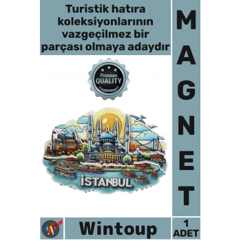 #Magnet Özel Tasarım Katmanlı Silüet Hediyelik Dekoratif Koleksiyonluk Ahşap İstanbul Temalı Magnet