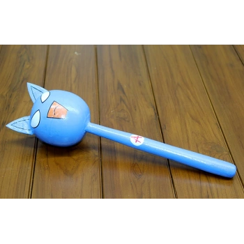 Ahşap Kedili Marakas Tekli Model 1