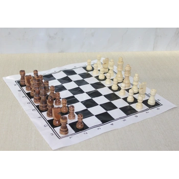 Ahşap Satranç Taşı 10 Cm