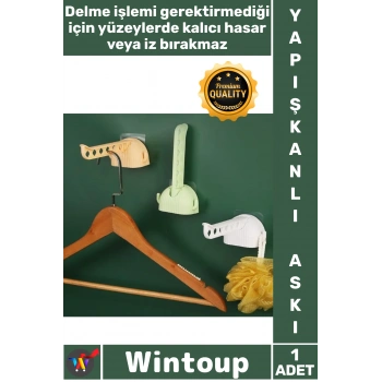 #Askı Güçlü Duvar Dolap Mutfak Banyo Düzenleyici Minimalist Portatif Şık Kendinden Yapışkanlı Askı