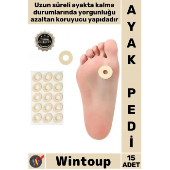 #AyakPedi Ayakkabı Konfor Koruyucu Ortopedik Bakım Nasır Önleme Ayak Nokta Pedi Sünger Yastık 15 Adt