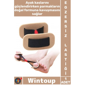 #EgzersizLastiği Silikon Esnek Halluks Valgus Düzeltici Rehabilitasyon Ayak Parmak Egzersiz Lastiği