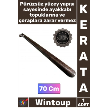 #Kerata Sağlam Kalın Demir Dayanıklı Ergonomik Uzun Ayakkabı Çekeceği Kerata Metal Çekecek 70 Cm