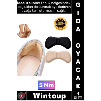 #TopukPedi Konforlu Yumuşak Yapışkanlı Destekleyici Ayakkabı Topuk Vurma Önleyici Daraltma Padi 5 Mm