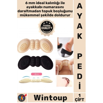 #AyakPad Konforlu Süngerli Yumuşak Koruyucu Ayakkabı Boşluk Doldurma Topuk Vurma Önleyici Pad 6 Mm