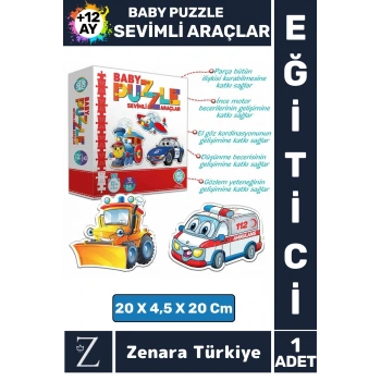 Bebek Gelişim Görsel Algı Düşünme Beceri Gelişimi Eğitici BABY PUZZLE-SEVİMLİ ARAÇLAR