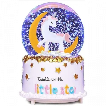 Bebek Unicorn Kar Küresi
