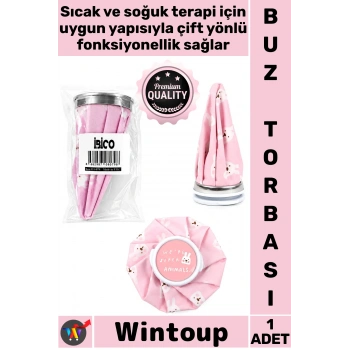 #Buz Pembe Şık Tavşan Desenli Sızdırmaz Kapaklı Sıcak Soğuk Tutma Yeniden Kullanılabilir Buz Torbası