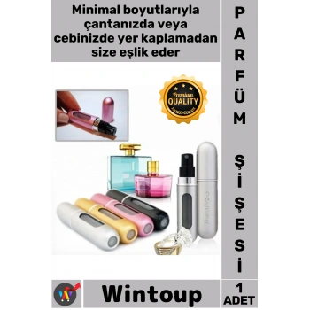 #ParfümŞişesi Doldurulabilir Taşınabilir Alüminyum Pratik Seyahat Boyu Metal Cep Parfüm Şişesi 5 ML